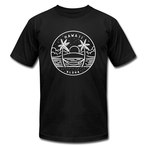 Hawaii T-Shirt - State Design Unisex Hawaii T Shirt - black