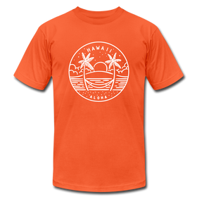 Hawaii T-Shirt - State Design Unisex Hawaii T Shirt - orange
