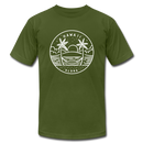 Hawaii T-Shirt - State Design Unisex Hawaii T Shirt - olive