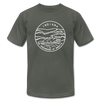 Indiana T-Shirt - State Design Unisex Indiana T Shirt - asphalt