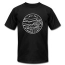 Indiana T-Shirt - State Design Unisex Indiana T Shirt - black