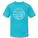 Indiana T-Shirt - State Design Unisex Indiana T Shirt - turquoise