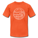 Indiana T-Shirt - State Design Unisex Indiana T Shirt - orange