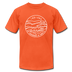 Indiana T-Shirt - State Design Unisex Indiana T Shirt - orange