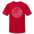 Indiana T-Shirt - State Design Unisex Indiana T Shirt - red