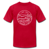 Indiana T-Shirt - State Design Unisex Indiana T Shirt - red