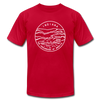 Indiana T-Shirt - State Design Unisex Indiana T Shirt - red