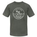 Louisiana T-Shirt - State Design Unisex Louisiana T Shirt - asphalt