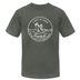 Louisiana T-Shirt - State Design Unisex Louisiana T Shirt - asphalt