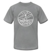 Maine T-Shirt - State Design Unisex Maine T Shirt - slate