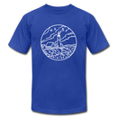 Maine T-Shirt - State Design Unisex Maine T Shirt - royal blue