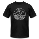 Maine T-Shirt - State Design Unisex Maine T Shirt - black