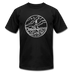 Maine T-Shirt - State Design Unisex Maine T Shirt - black