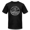 Maine T-Shirt - State Design Unisex Maine T Shirt - black