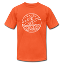 Maine T-Shirt - State Design Unisex Maine T Shirt - orange