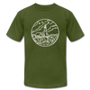 Maine T-Shirt - State Design Unisex Maine T Shirt - olive