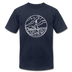 Maine T-Shirt - State Design Unisex Maine T Shirt - navy