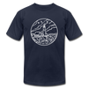 Maine T-Shirt - State Design Unisex Maine T Shirt - navy