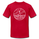 Maine T-Shirt - State Design Unisex Maine T Shirt - red