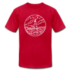 Maine T-Shirt - State Design Unisex Maine T Shirt - red
