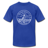 Massachusetts T-Shirt - State Design Unisex Massachusetts T Shirt - royal blue