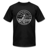 Massachusetts T-Shirt - State Design Unisex Massachusetts T Shirt - black