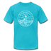 Massachusetts T-Shirt - State Design Unisex Massachusetts T Shirt - turquoise