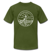 Massachusetts T-Shirt - State Design Unisex Massachusetts T Shirt - olive