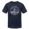 Massachusetts T-Shirt - State Design Unisex Massachusetts T Shirt - navy