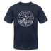 Massachusetts T-Shirt - State Design Unisex Massachusetts T Shirt - navy