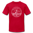 Massachusetts T-Shirt - State Design Unisex Massachusetts T Shirt - red
