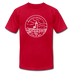 Massachusetts T-Shirt - State Design Unisex Massachusetts T Shirt - red