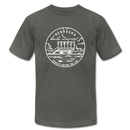 Nebraska T-Shirt - State Design Unisex Nebraska T Shirt - asphalt