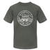 Nebraska T-Shirt - State Design Unisex Nebraska T Shirt - asphalt