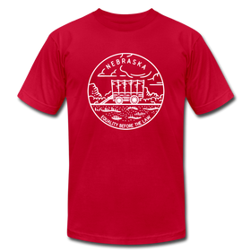 Nebraska T-Shirt - State Design Unisex Nebraska T Shirt - red