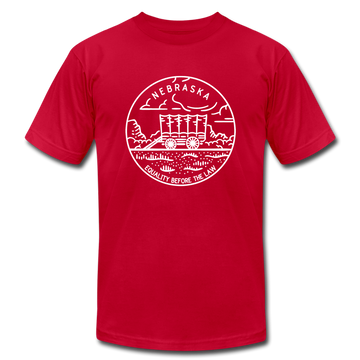 Nebraska T-Shirt - State Design Unisex Nebraska T Shirt - red