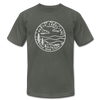 North Carolina T-Shirt - State Design Unisex North Carolina T Shirt - asphalt