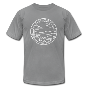 North Carolina T-Shirt - State Design Unisex North Carolina T Shirt - slate