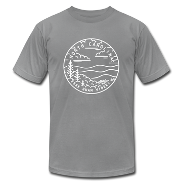 North Carolina T-Shirt - State Design Unisex North Carolina T Shirt - slate