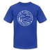 North Carolina T-Shirt - State Design Unisex North Carolina T Shirt - royal blue