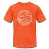 North Carolina T-Shirt - State Design Unisex North Carolina T Shirt - orange