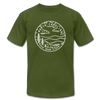 North Carolina T-Shirt - State Design Unisex North Carolina T Shirt - olive