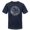 North Carolina T-Shirt - State Design Unisex North Carolina T Shirt - navy