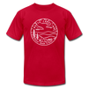 North Carolina T-Shirt - State Design Unisex North Carolina T Shirt - red