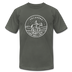 Oklahoma T-Shirt - State Design Unisex Oklahoma T Shirt - asphalt