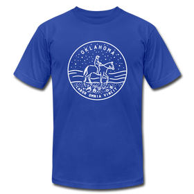 Oklahoma T-Shirt - State Design Unisex Oklahoma T Shirt - royal blue