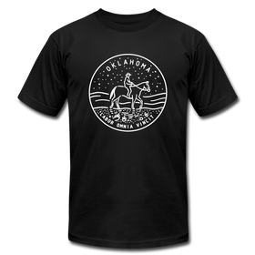 Oklahoma T-Shirt - State Design Unisex Oklahoma T Shirt - black