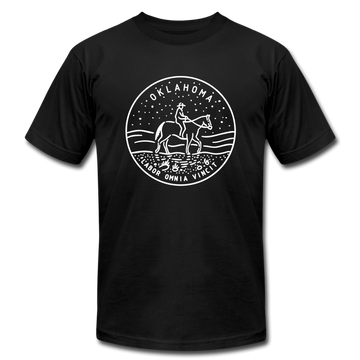 Oklahoma T-Shirt - State Design Unisex Oklahoma T Shirt - black