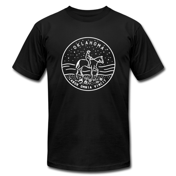 Oklahoma T-Shirt - State Design Unisex Oklahoma T Shirt - black