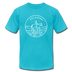 Oklahoma T-Shirt - State Design Unisex Oklahoma T Shirt - turquoise